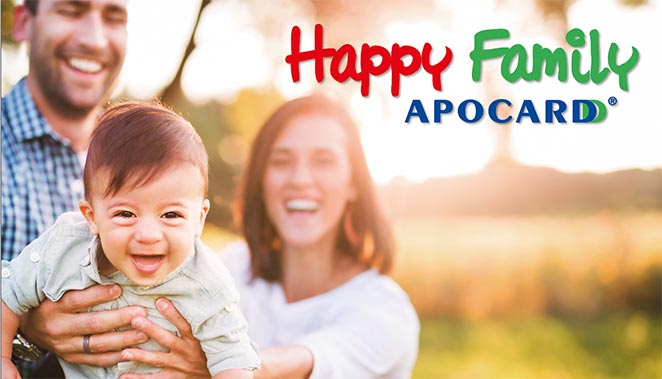 Happy Family Card - Bild von Familie